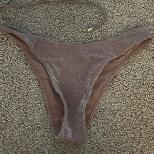 Monday Swimwear Byron bottom Mauve shimmer